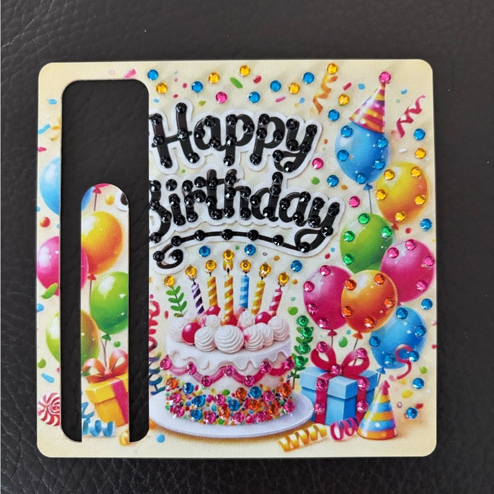 1 Handcrafted Rhinestone Money Slider Card - Pick 1 (sealed) (buy now) - Picture 6 of 10